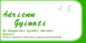 adrienn gyimoti business card